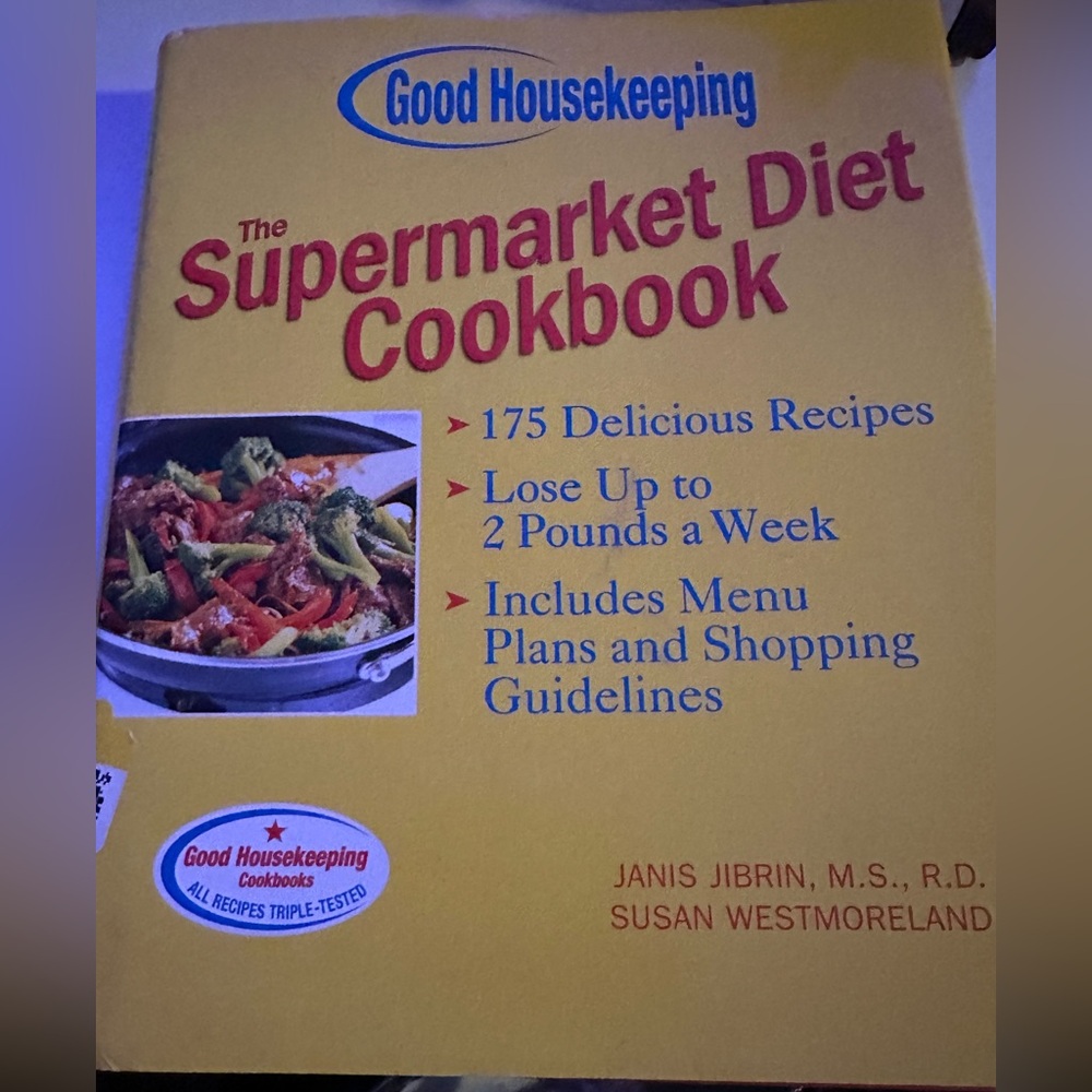 Good Housekeeping the Supermarket Diet Hardcover cookbook